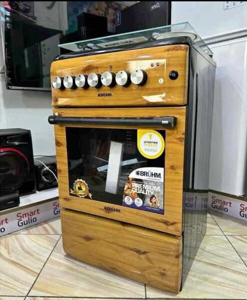 Volcano stove with oven