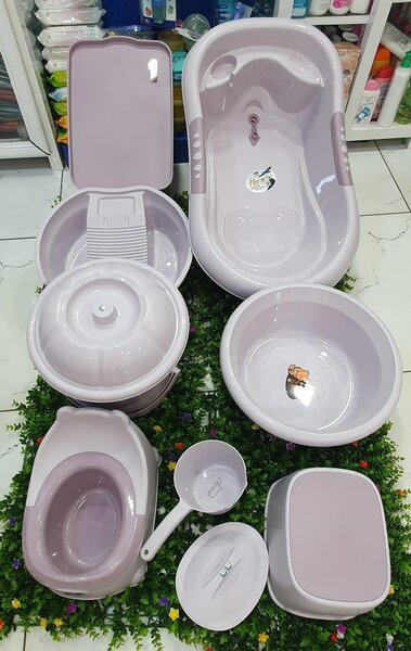 Ensemble de bain bébé complet