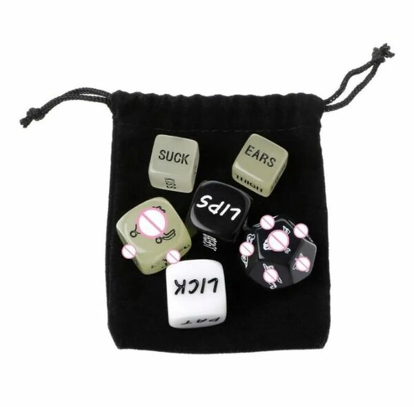 Adult Fun Dice Couples Games, 6 Pieces Set