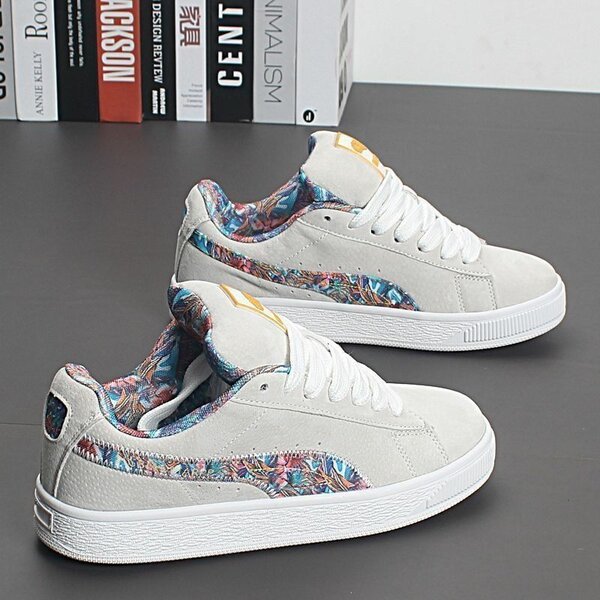 Baskets élégantes multicolores