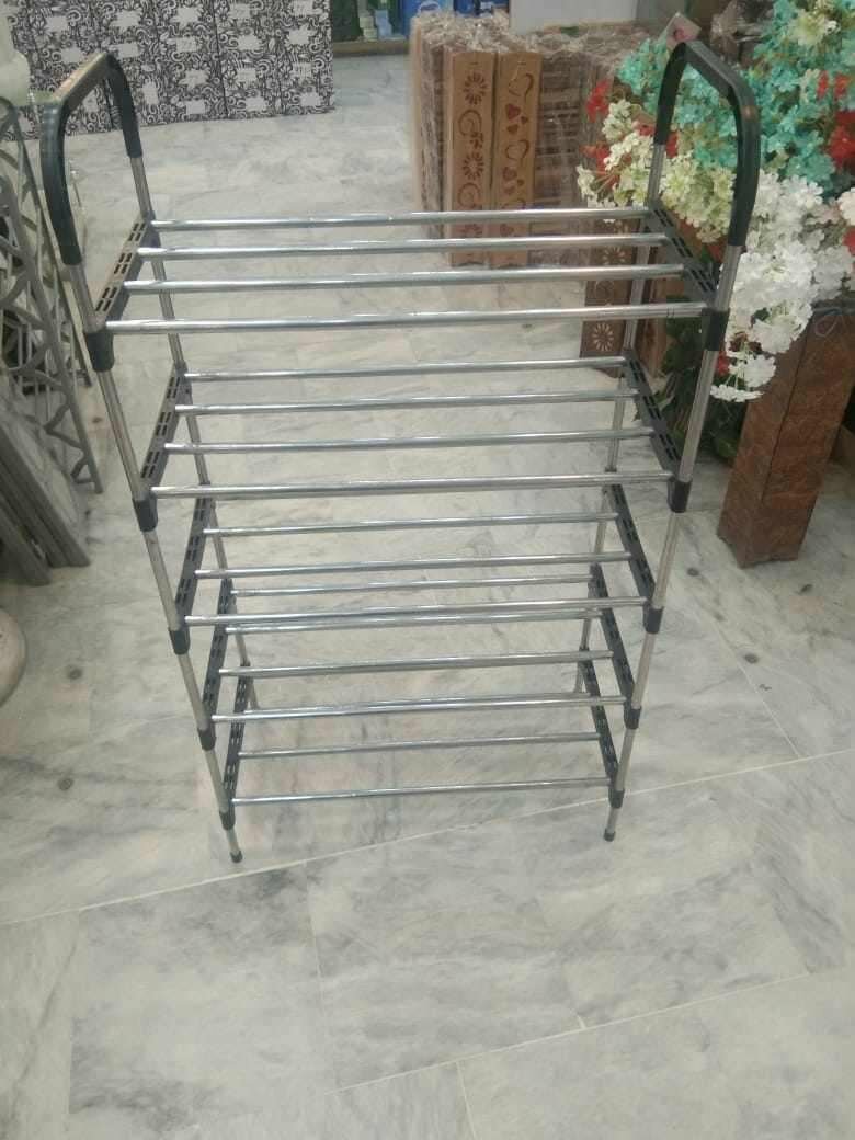 Multipurpose 5 Layer Plastic Shoe Rack for Home