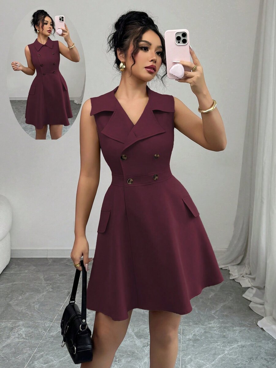 Robe Évasée Élégante Femme