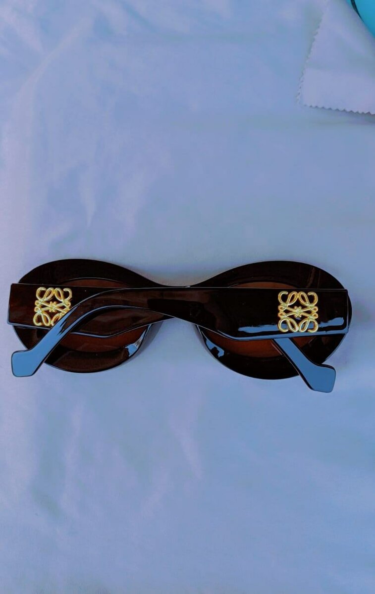 Lunettes de soleil femme marron