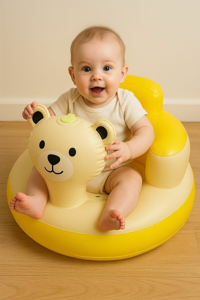 Siège gonflable bébé ours