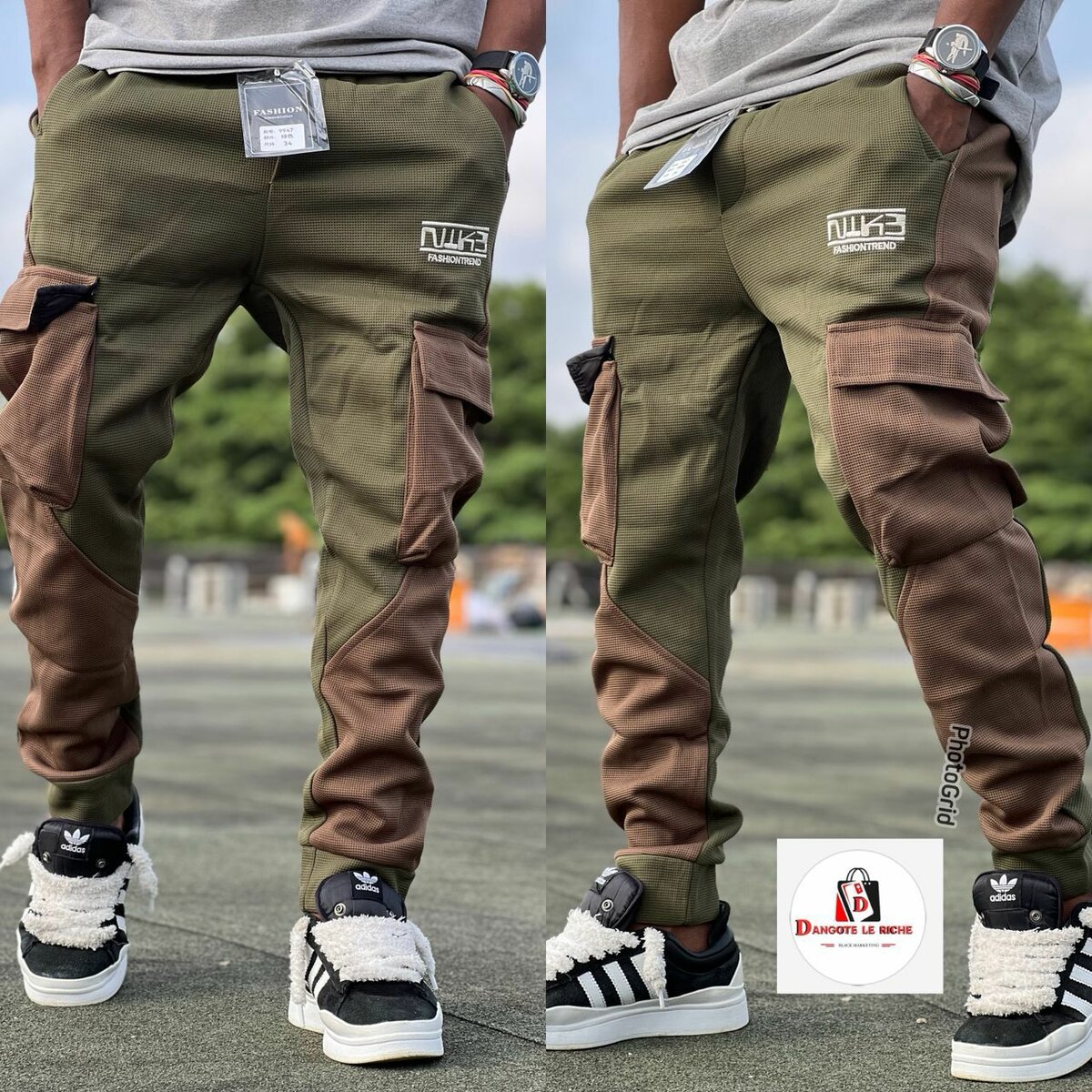 Pantalons Cargo Homme Militaire