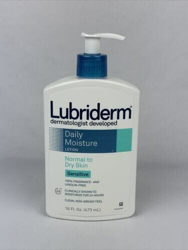 Lubriderm Daily Moisture Fragrance Free lotion 473ml