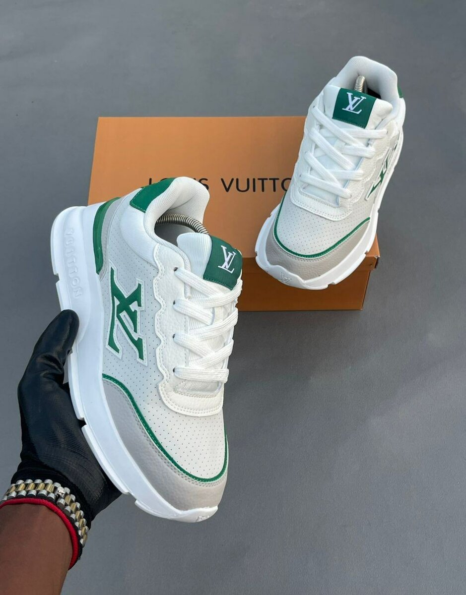 Baskets Louis Vuitton Vertes