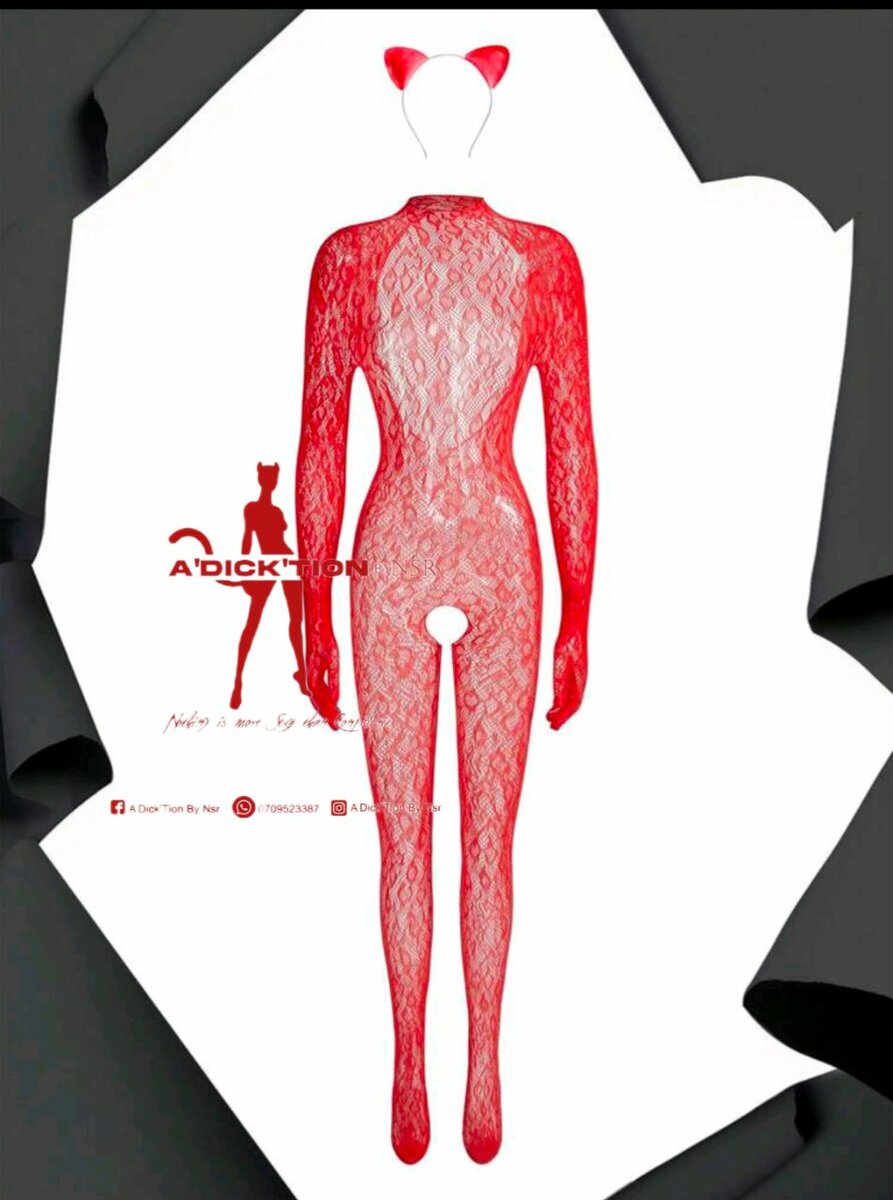 Body en dentelle rouge femme sexy