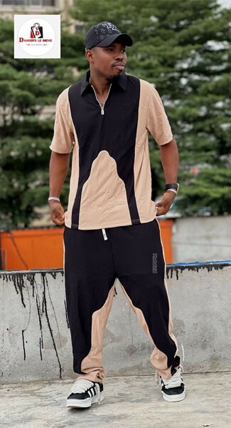 Tenue décontractée bicolore homme