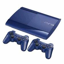 Console PS3 Bleue avec Manettes