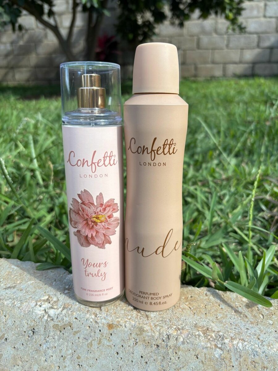 Body mist 150 each deodorant spray 100