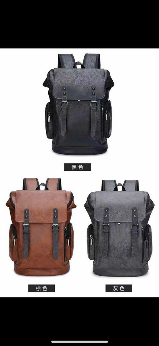 Large Capacity Backpack With Inner Zipper Pocket