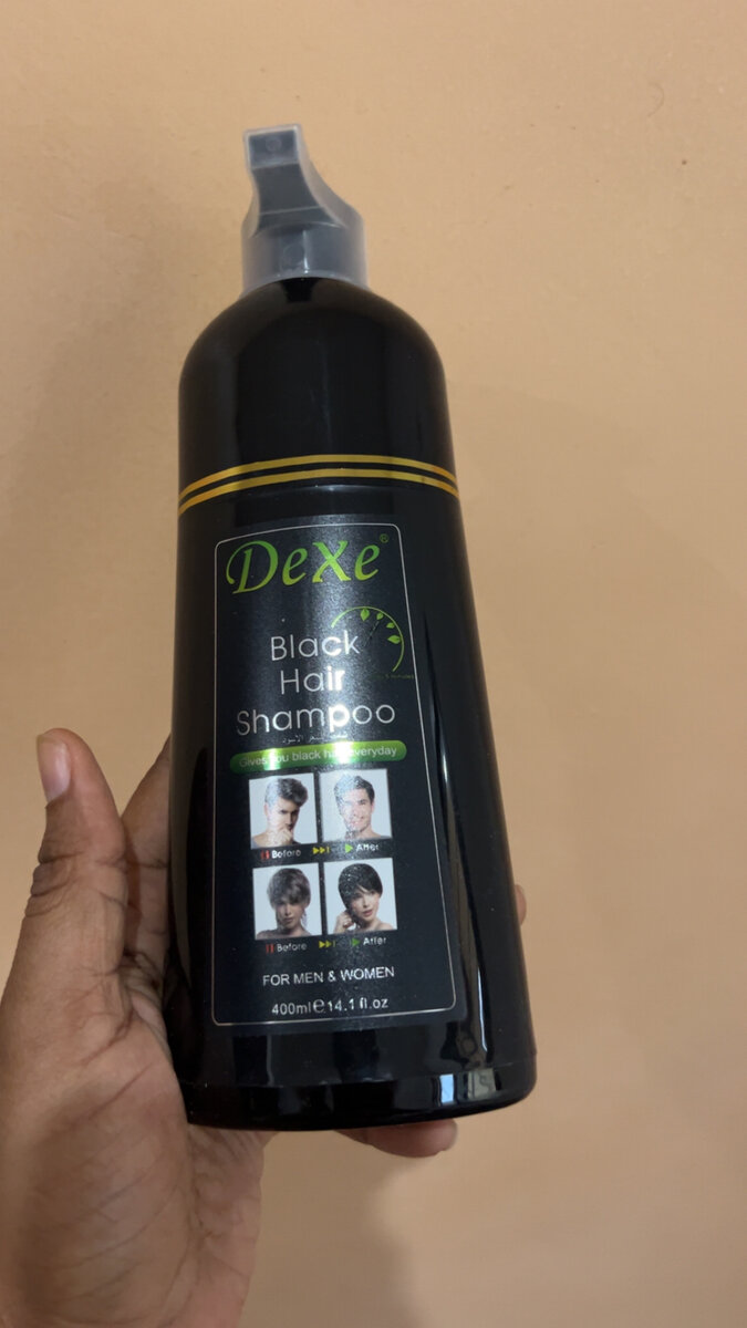 Shampoo Colorant Cheveux Noirs