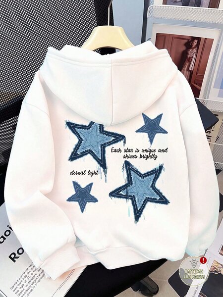 Sweat à capuche graphique tendance