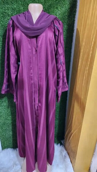 Djellaba marocaine violette pour femme