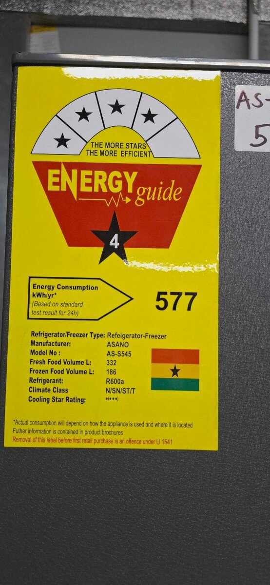 518 liters standing side by side fridge freezer dark grey