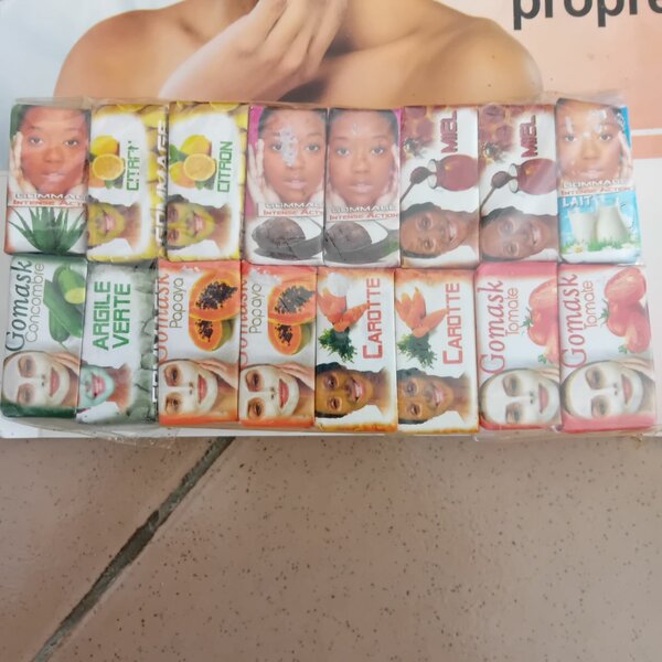 Savons de beauté variés