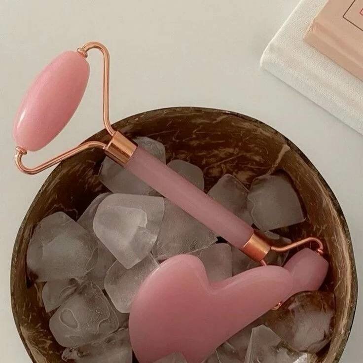 Jade roller and Gua sha set
