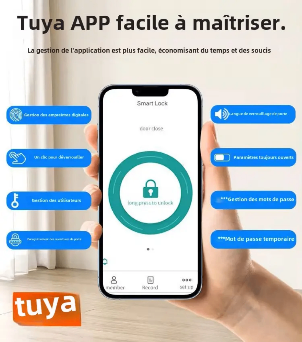 Serrure numérique Semi-auto
