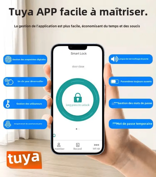 Serrure numérique Semi-auto