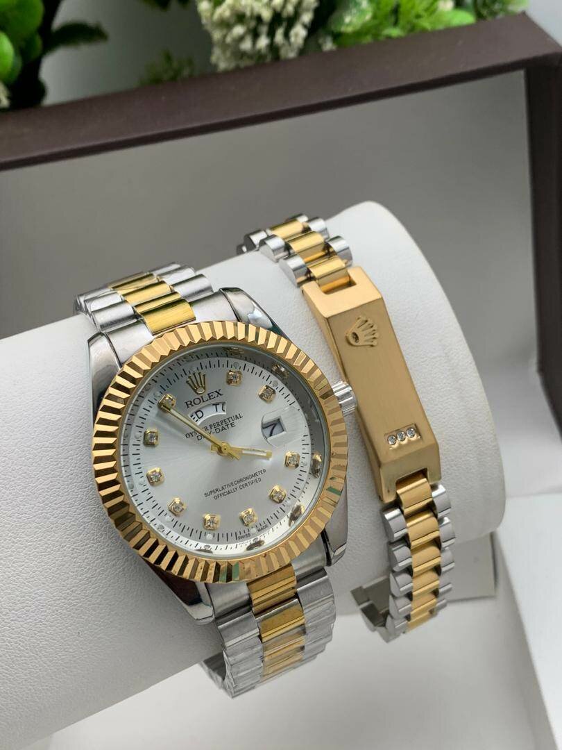 Rolex watch and bracelet