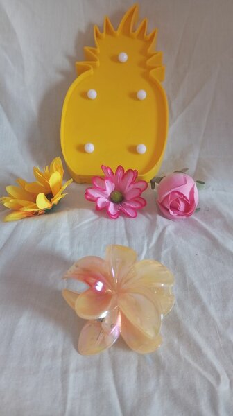 Pince à cheveux fleur