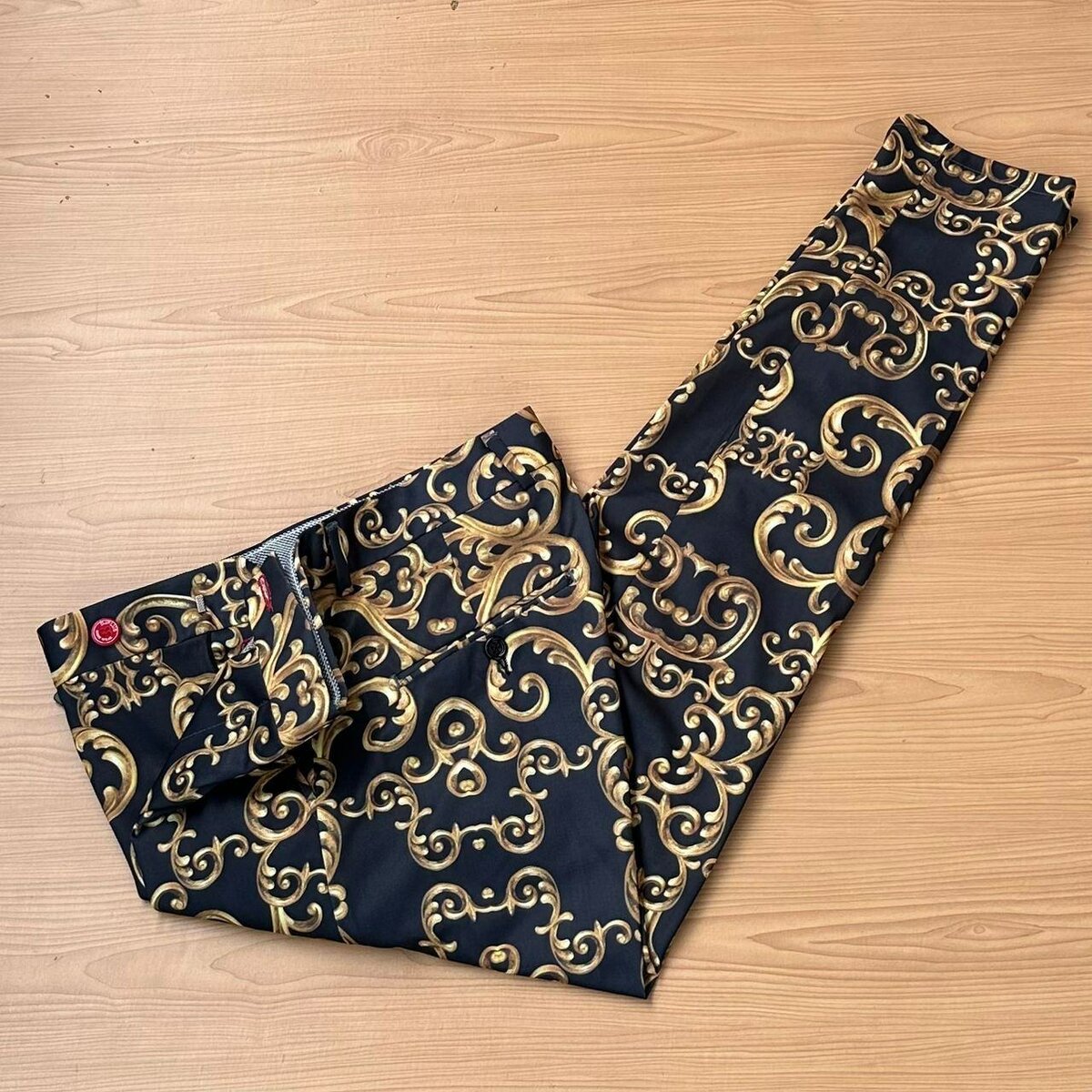 Fashion material trousers