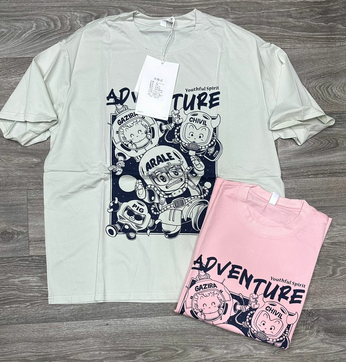 T-shirt imprimé unisexe