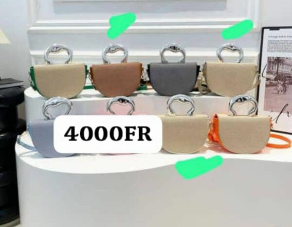 Sac à main coloré élégant