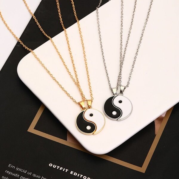 Yin-Yang Couple Necklaces