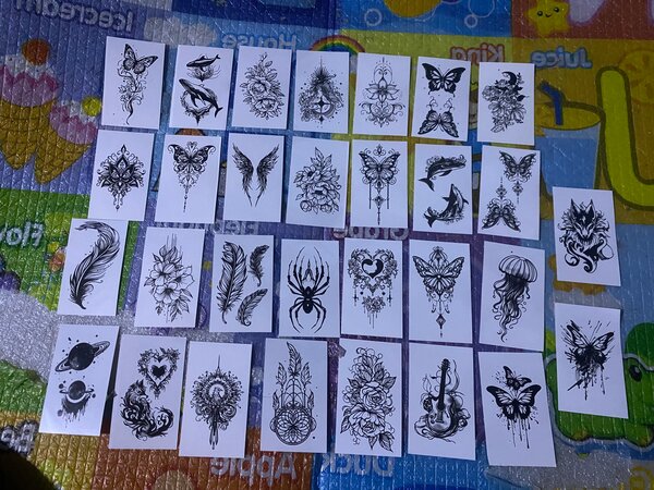 Tatouages temporaires artistiques