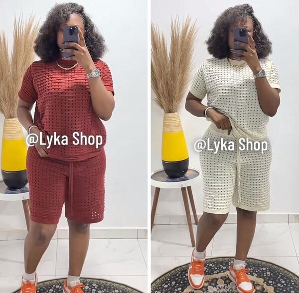 Ensemble tricot tendance