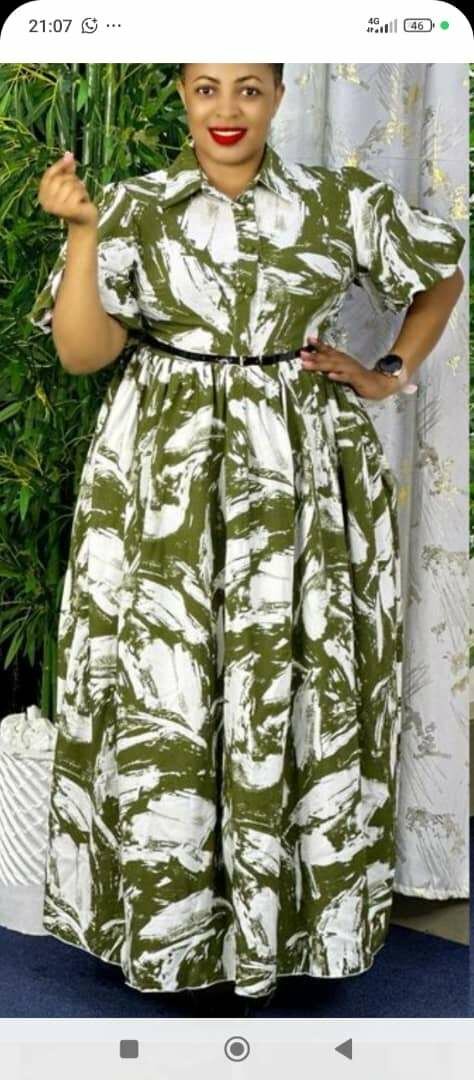 Robe Maxi Élégante Imprimée