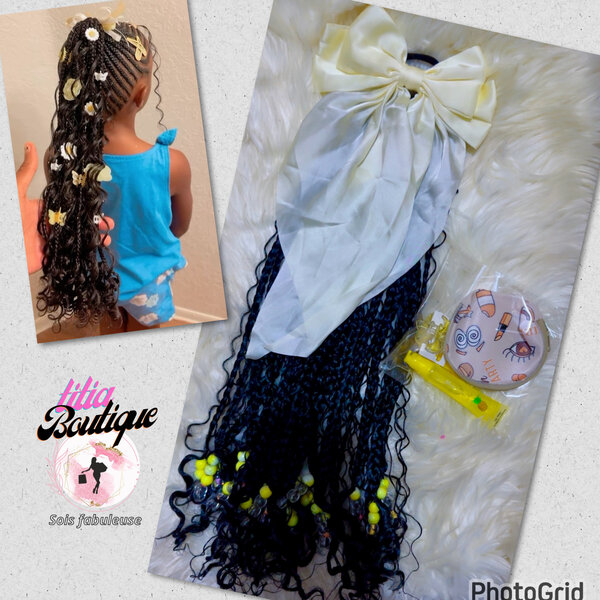 Extension Cheveux Enfant Fleurie