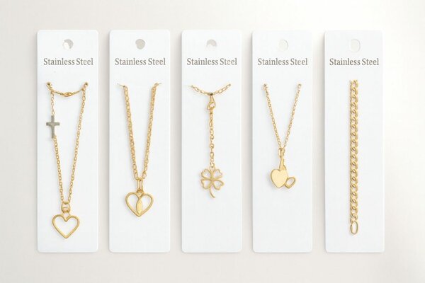 Collier Acier Inoxydable Coeur