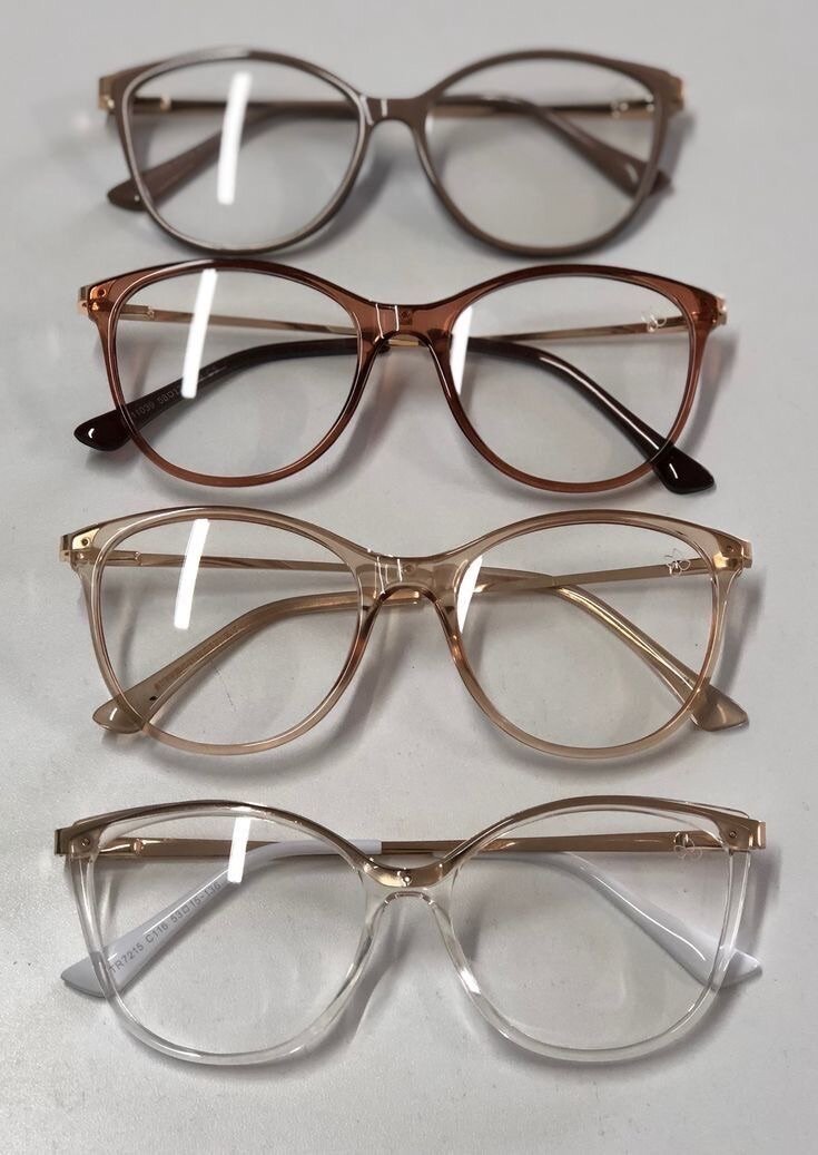 Lunettes vintage transparentes