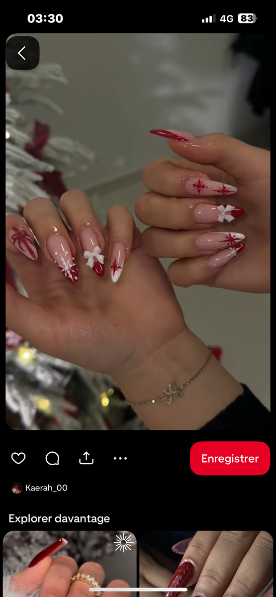 Nail Art de Noël Scintillant