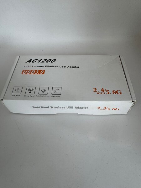 AC1200 High Power USB AC Wireless WiFi Adapter Dongle 5dBi