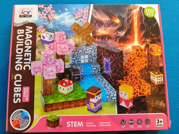 Cubes de Construction Magnétiques STEM