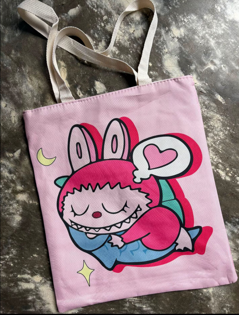 Sac cabas avec imprimé mignon