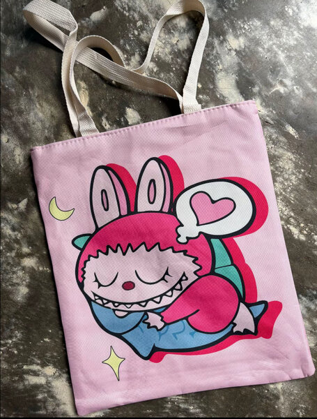 Sac cabas avec imprimé mignon