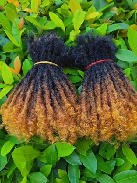 Extensions crépus ombré bouclés