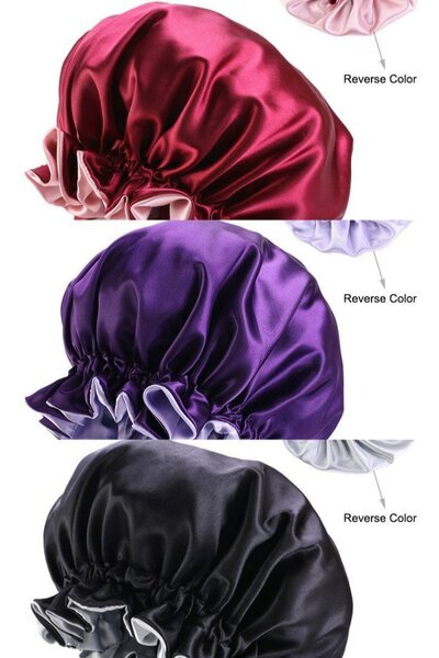 Bonnet de Nuit Satin Réversible