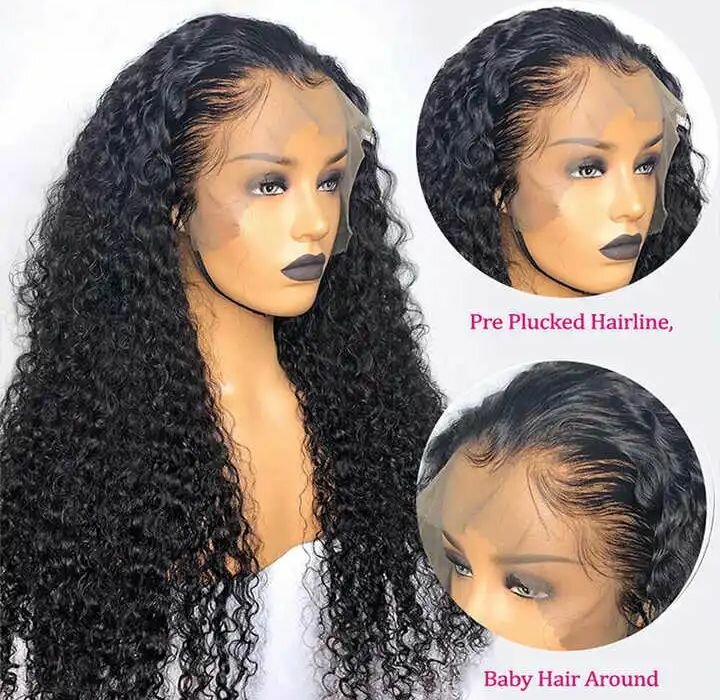 Perruque Lace Front Bouclée