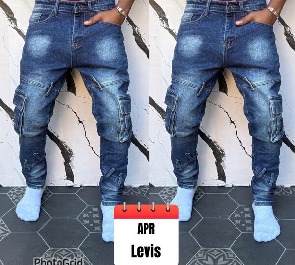 Jeans cargo pour hommes