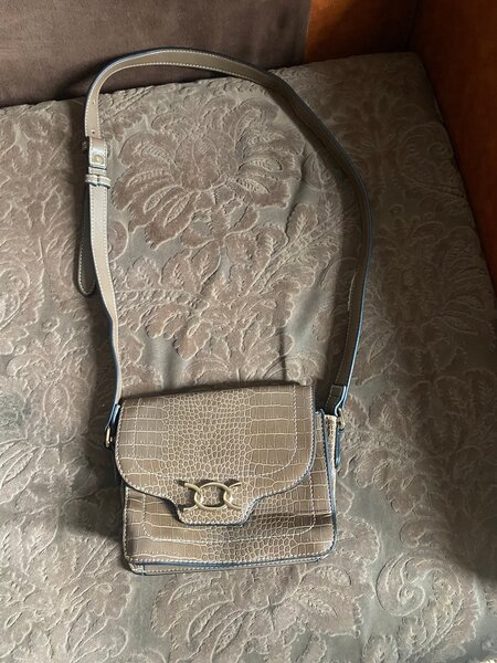 Sac femme élégant en cuir croco