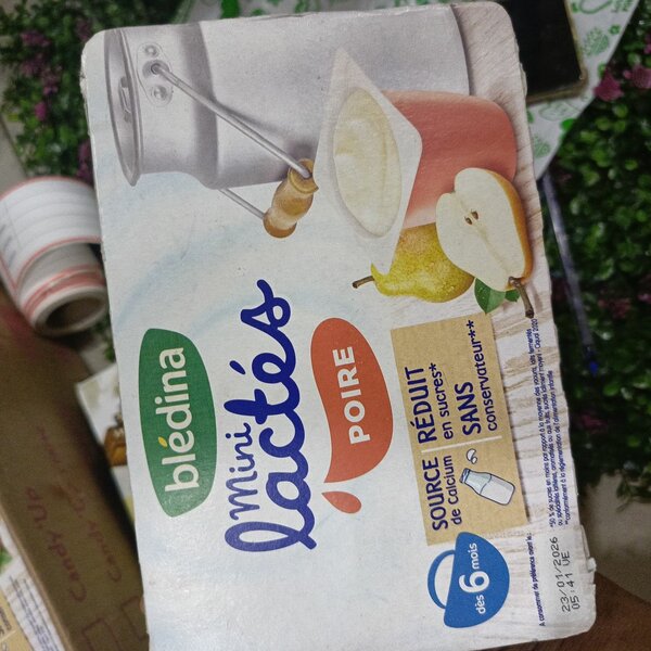 Bledina Mini Lactés Poire
