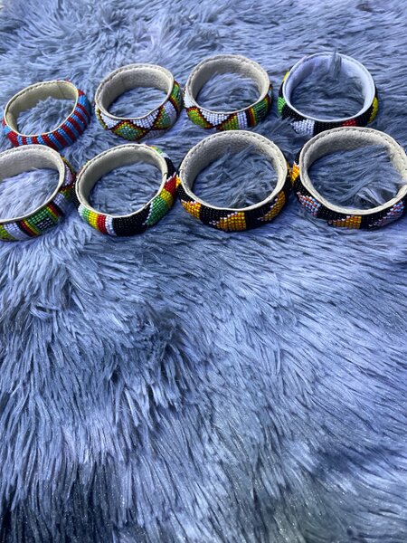 Bracelets ethniques perles colorées