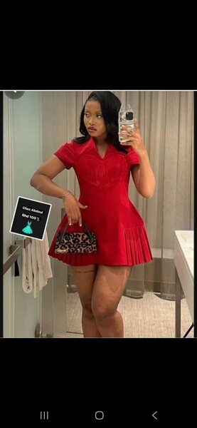 Robe rouge élégante