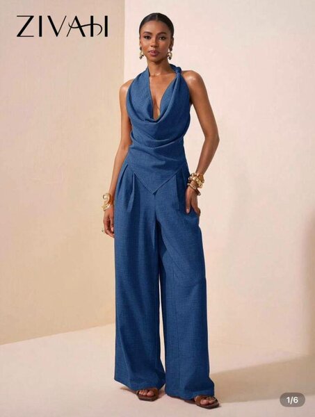 Combinaison élégante drapée